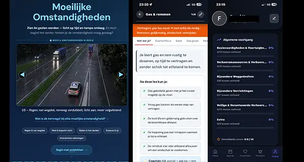 DRIVOX digitale leeromgeving van Rijschool Feka Eindhoven