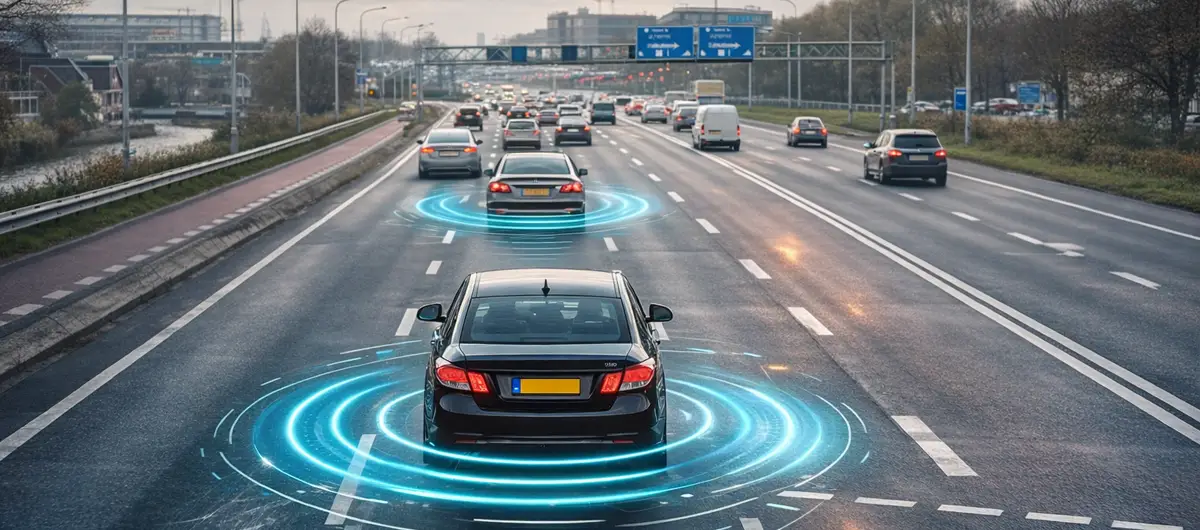 Rijhulpsystemen in een moderne lesauto